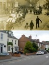  Leicester Road - then and now 