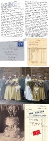  The marriage of Phyllis Broom and John Field, August 3rd 1940 – photograph, letters and honeymoon 