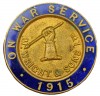  WW1, Wrights factory War Service lapel badge 