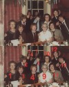  Quorn Hall students Christmas party, 1974 