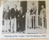  Opening of Quorn Cricket Club Pavilion in 1928 
