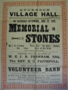  Laying of village hall memorial stones - June 29th 1889 
