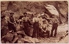  Men working at Cocklow quarry c1910 