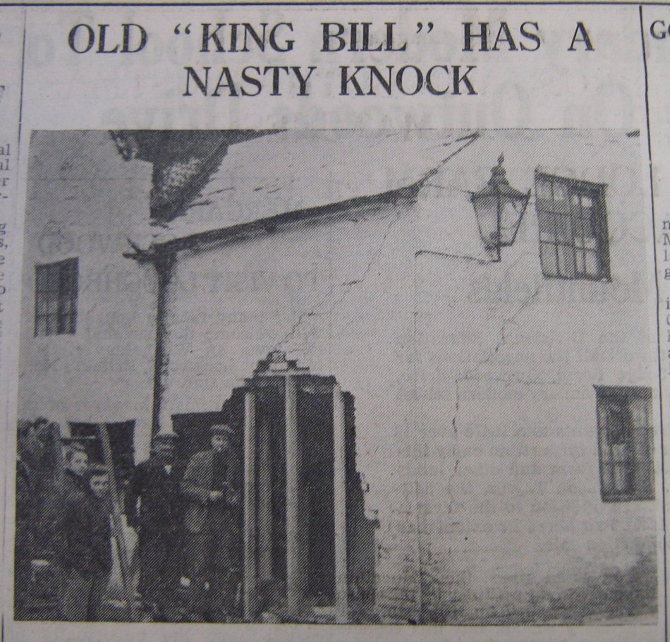 Old King Bill has a nasty knock