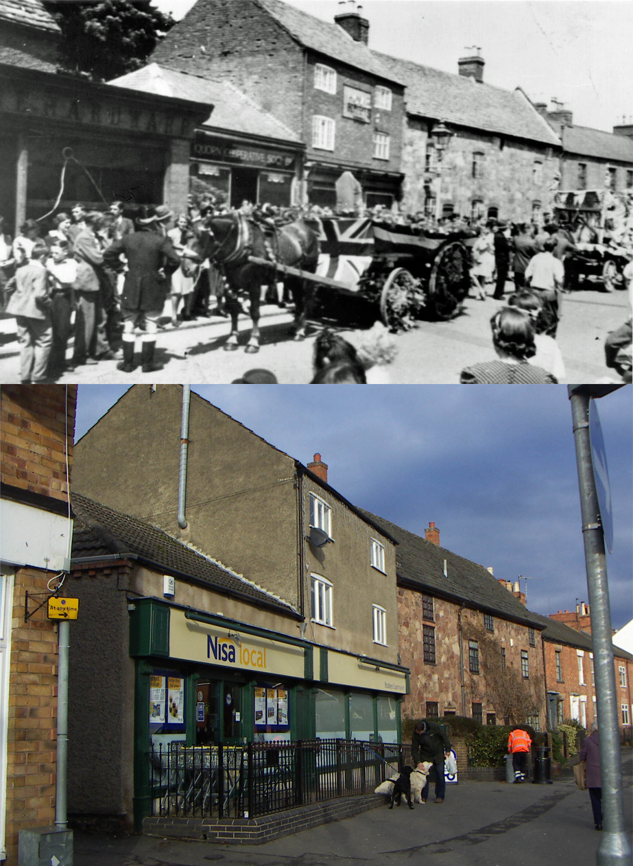 Station Road shops - then and now