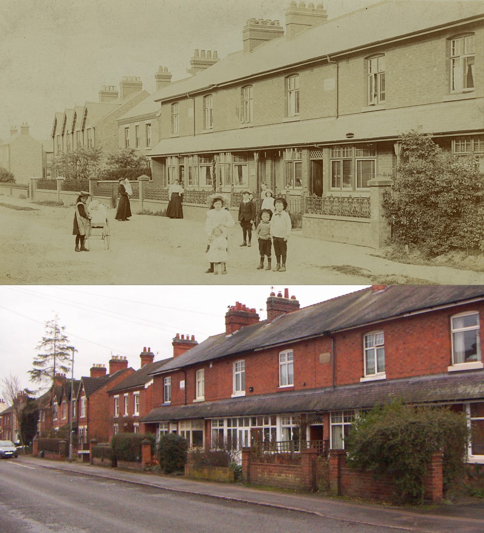 Barrow Road, Kirbell Cottages � then and now