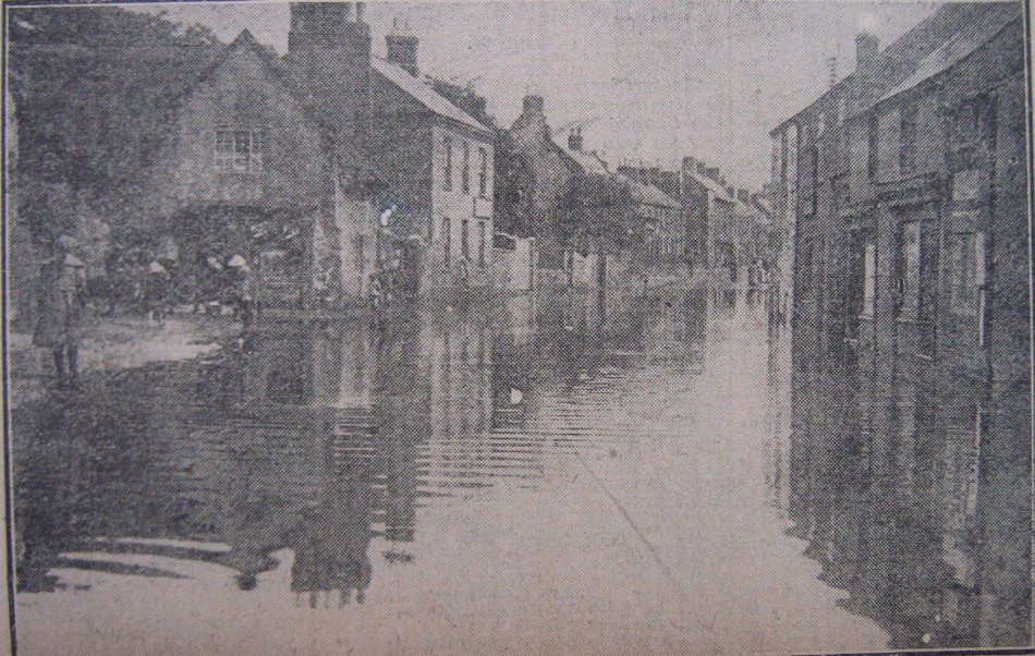 Boy Scouts' Narrow Escape - camp flooded in early morning hours.