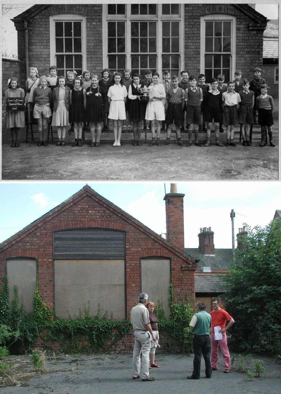 The Old School, Quorn - then and now