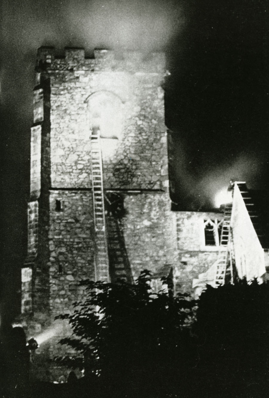 Quorn Church Fire, 24th October 1965