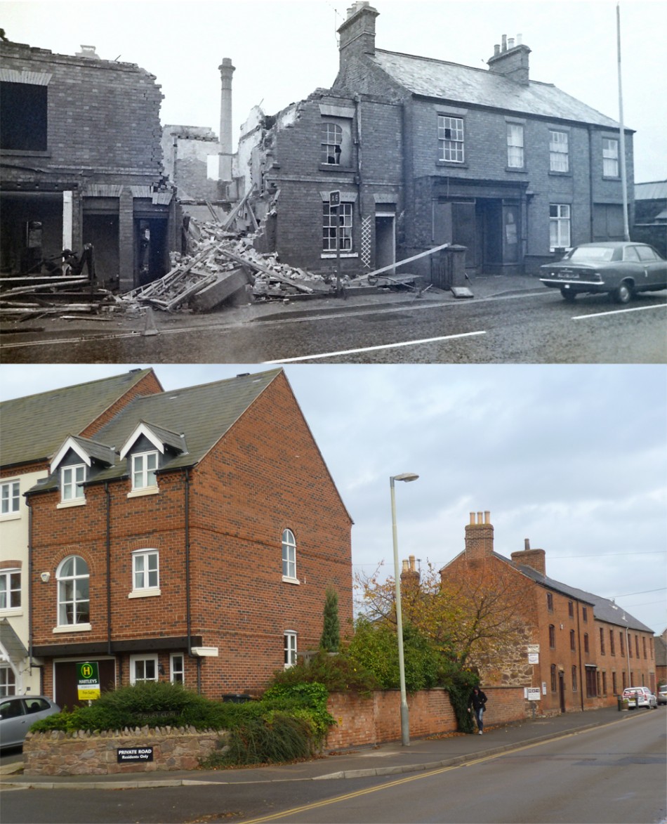 Leicester Road - then and now