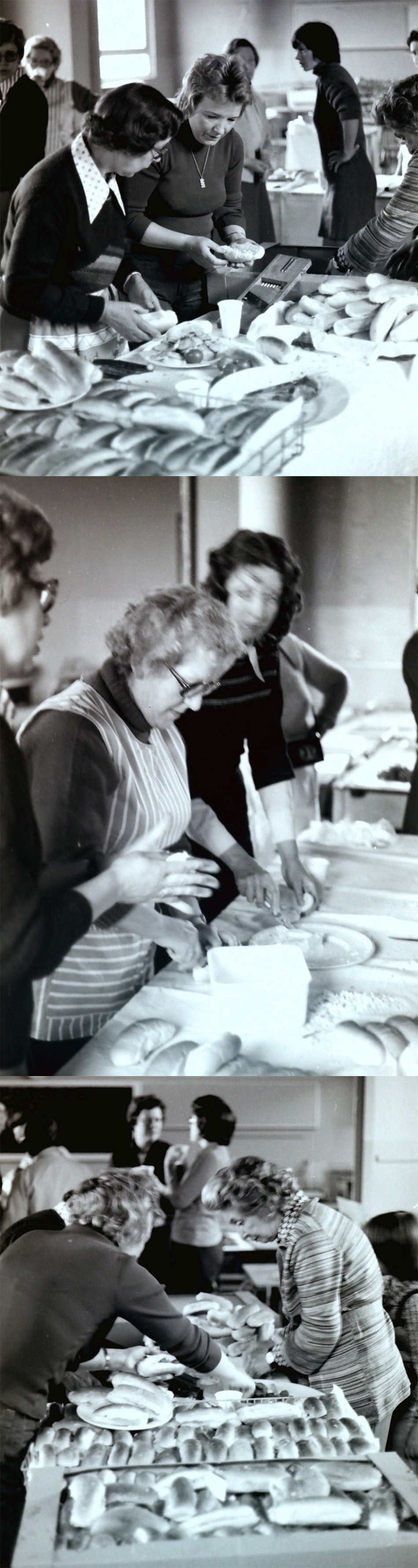 Jubilee celebrations 1977 - preparing the refreshments