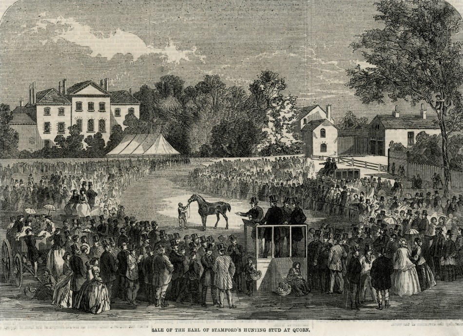 Quorn Hall - Sale of Earl of Stamford's Hunting Stud, 1863