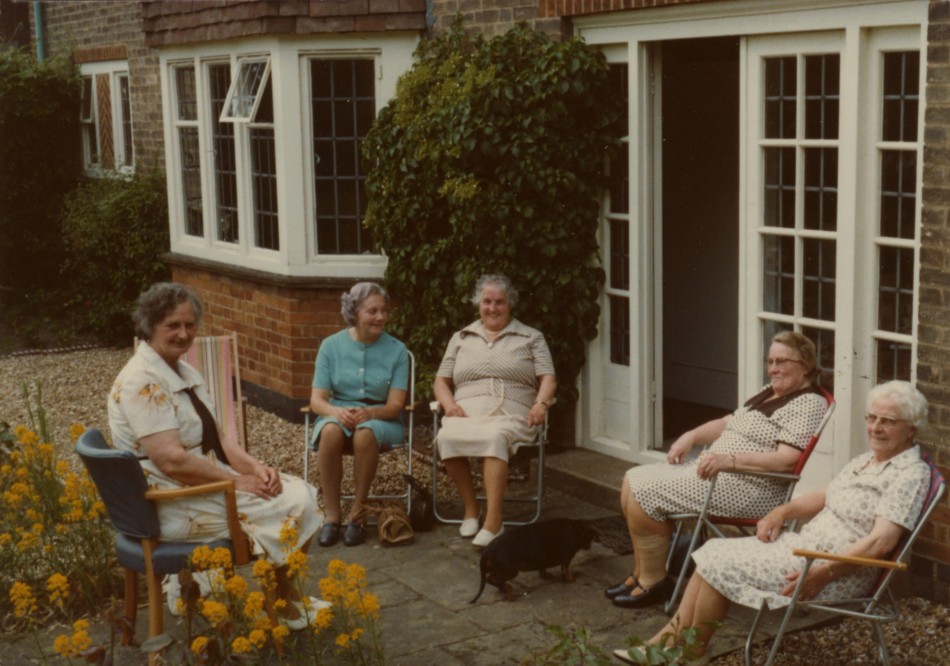 Tea at Quorn Vicarage 1978