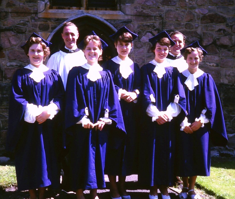 St Bartholomew's Church choir, about 1963