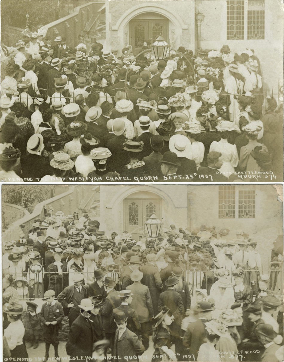 Opening of the new Methodist Wesleyan Chapel, Quorn