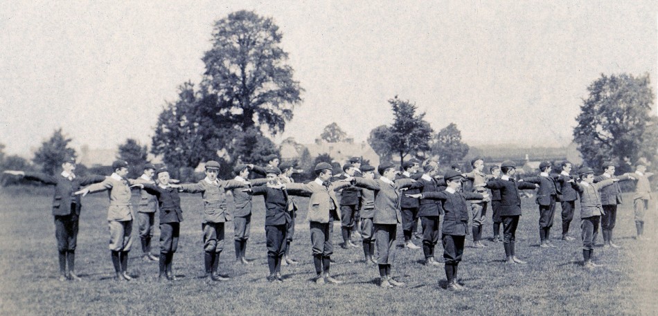 Quorn Rawlins � boys doing �drill�