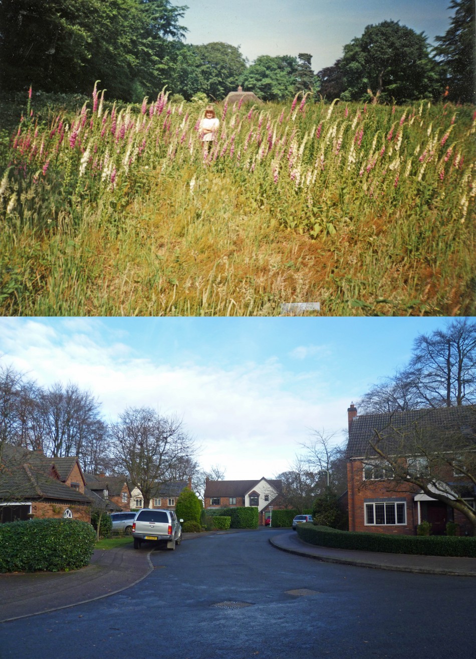 Sanders Road � then and now