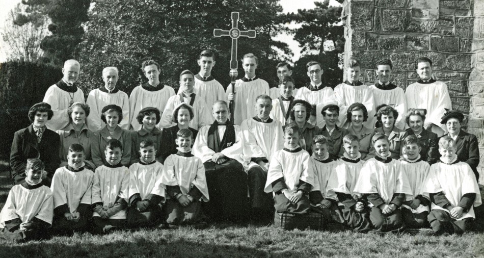 St Bartholomew�s Choir, Quorn, early 1950s