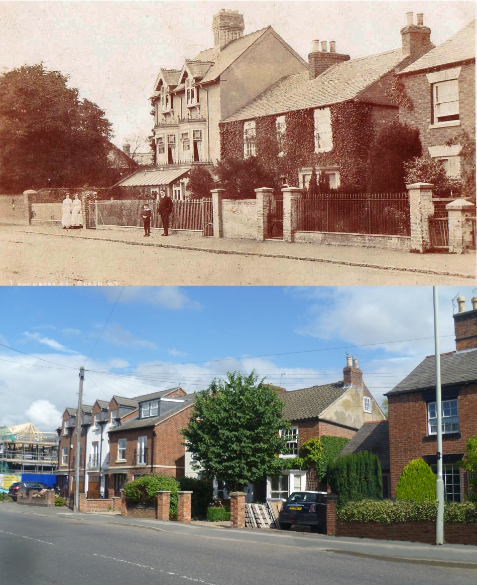 Loughborough Road, Quorn - then and now