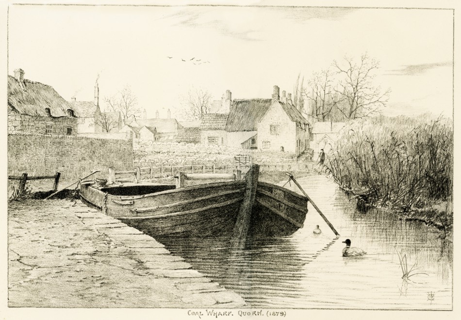Picture by W E Cooke � Coal Wharf, 1879