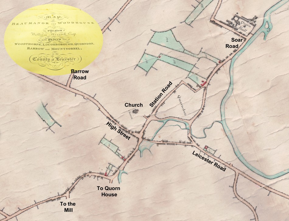 1815 Map of Quorn