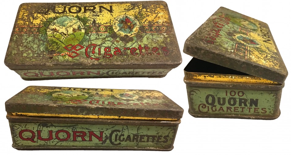 Quorn cigarette tin, early 1900s