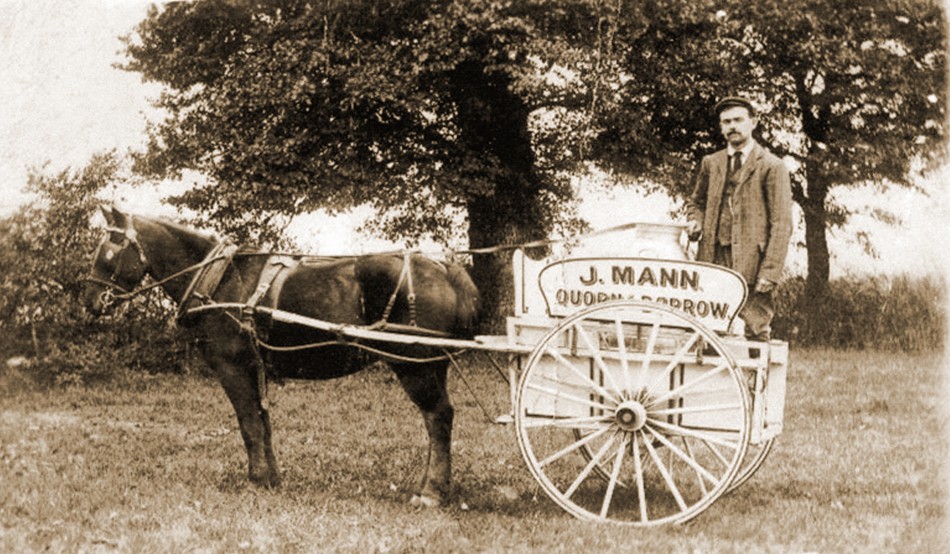 Jackie Mann � Quorn farmer, Soar Road, early 1900s