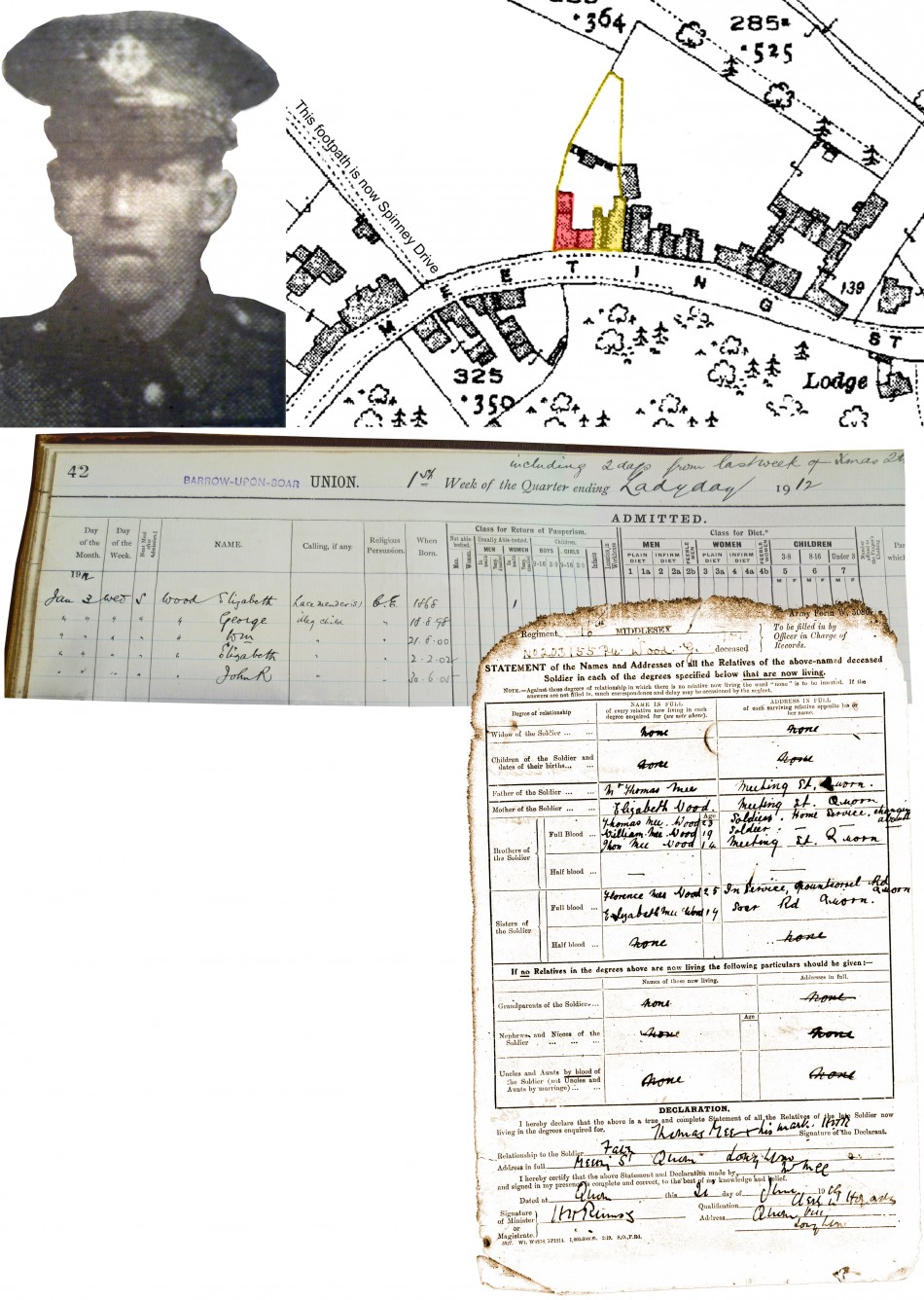 Quorn WW1 Roll of Honour - George Wood