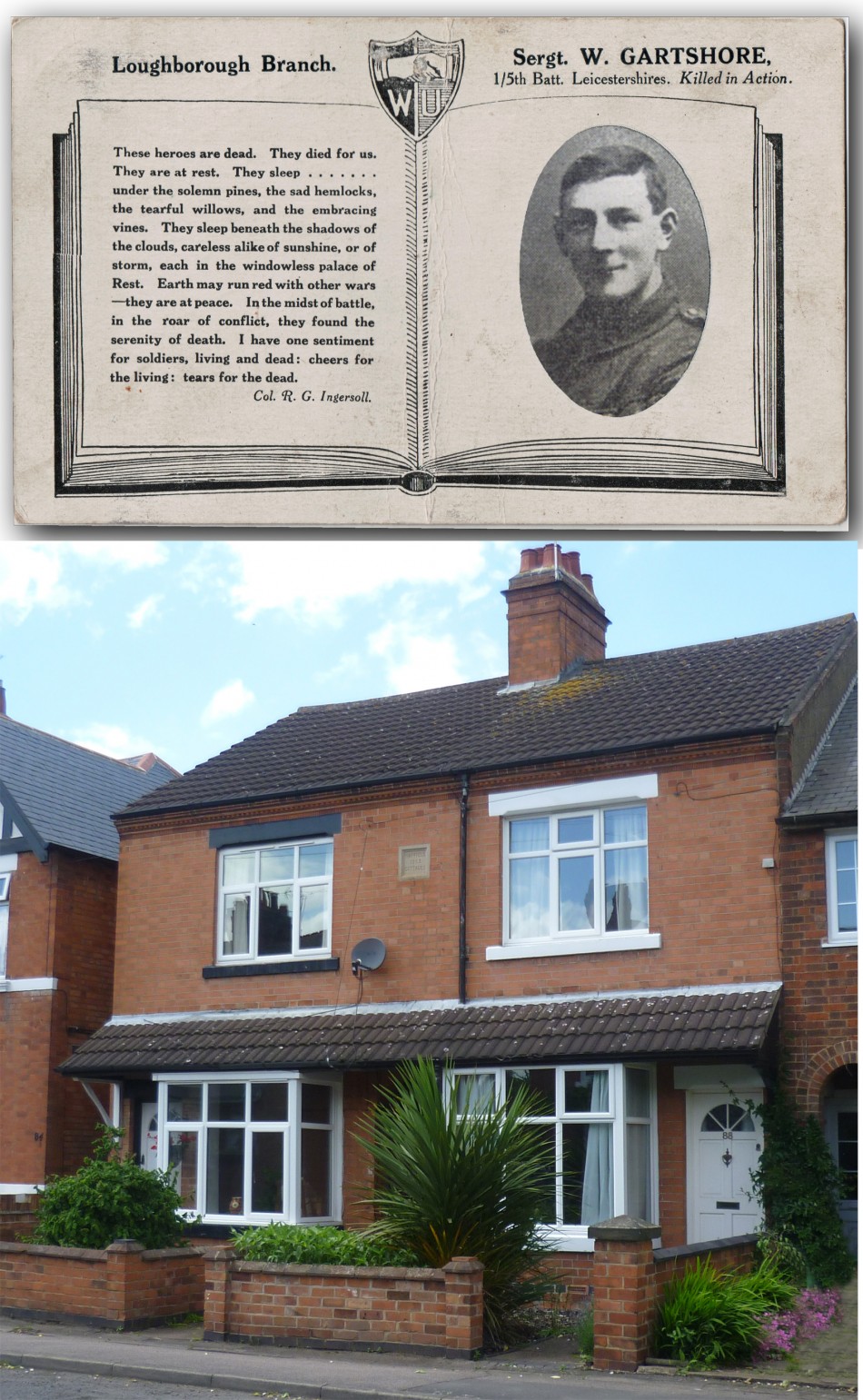 Quorn WW1 Roll of Honour - Walter Albert Gartshore