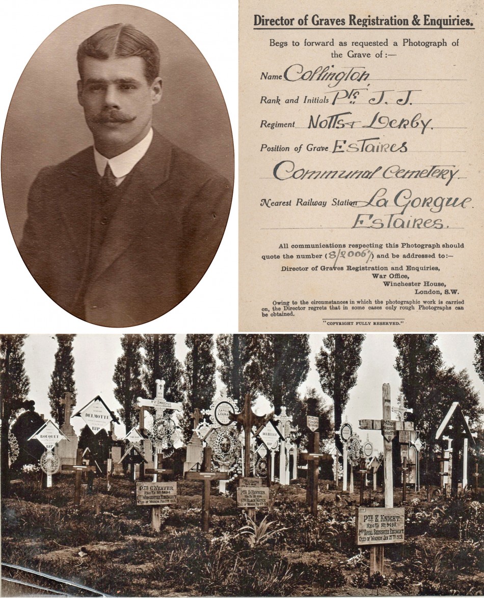 Quorn WW1 Roll of Honour - John James Collington