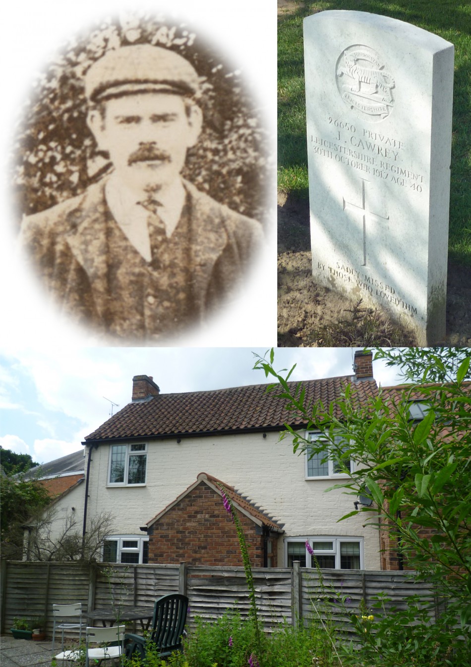 Quorn WW1 Roll of Honour - John (Jack) Cawrey