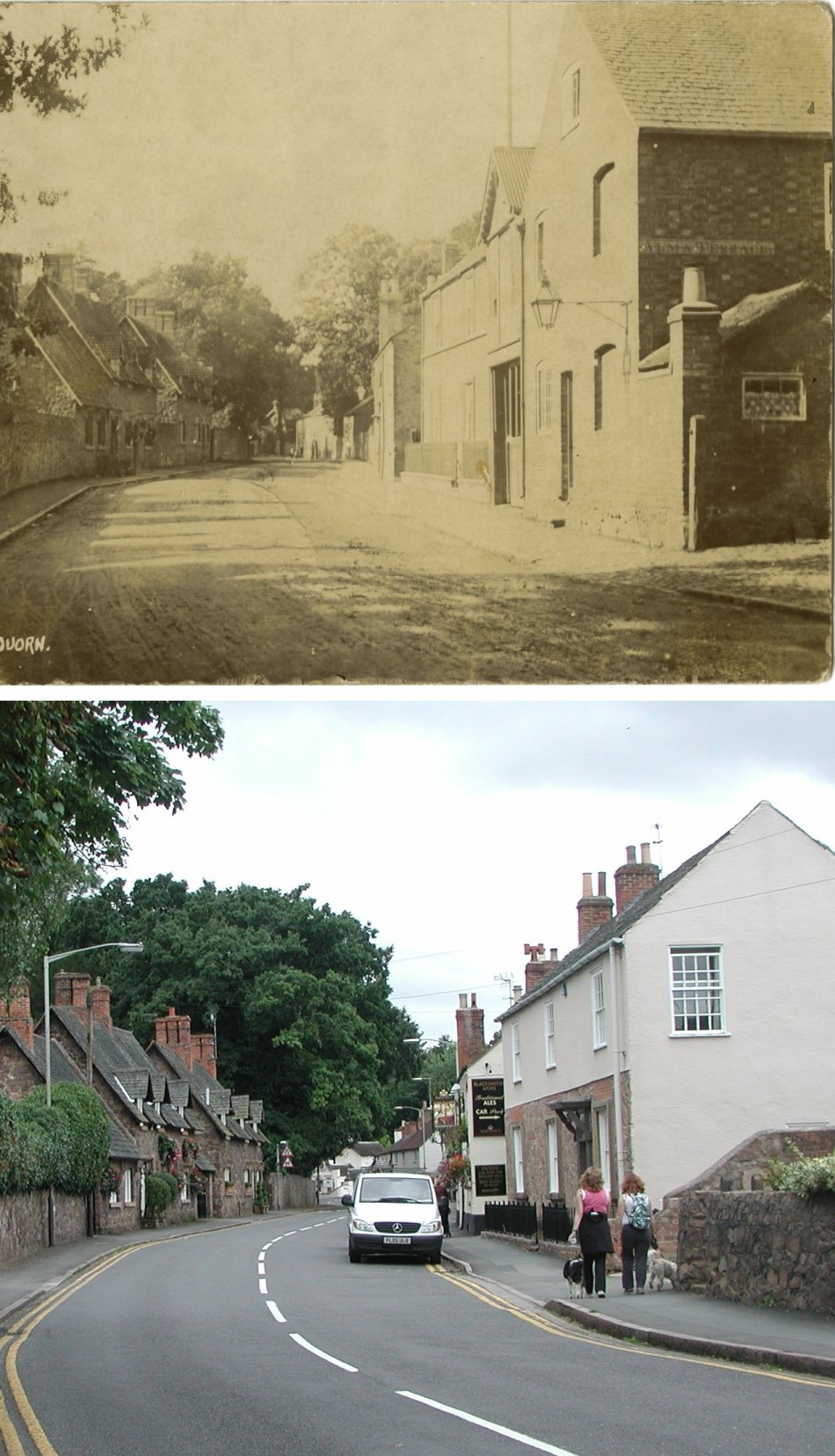 Meeting Street, Quorn - then and now