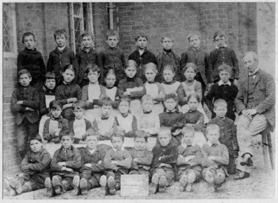 School class at the old Primary School, Quorn