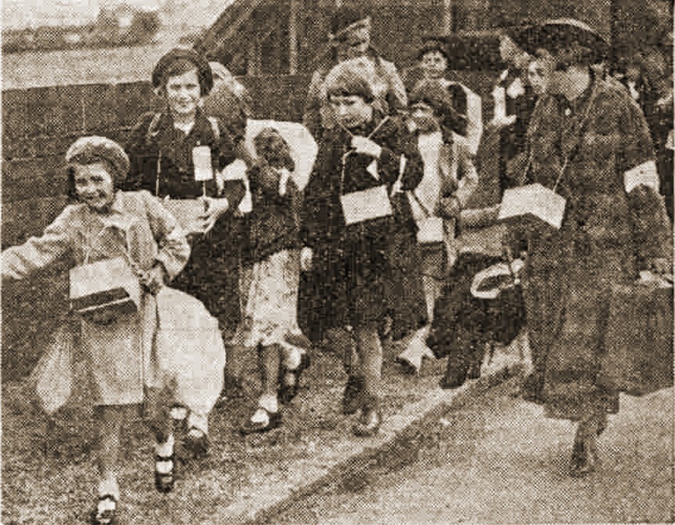 Evacuees arrive in Quorn, 1st September 1939
