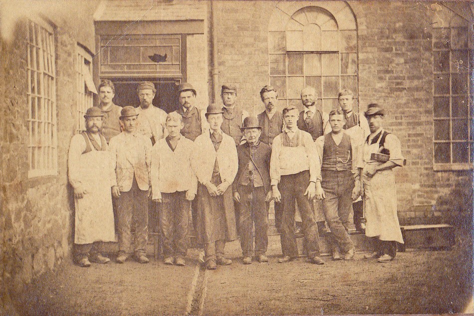 M. Wright and Sons factory, Quorn, approx 1880