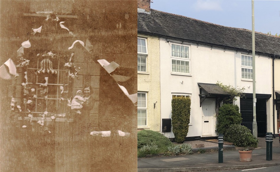 Lily and Pauline Hudson, 72 Leicester Road, 1937
