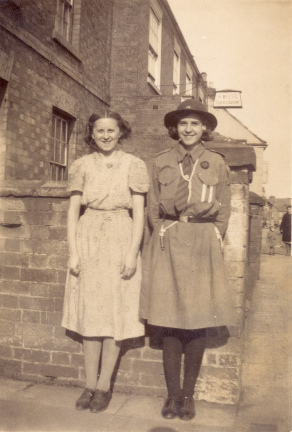 Hilda and Mary Harper, Leicester Road, 27th May 1941