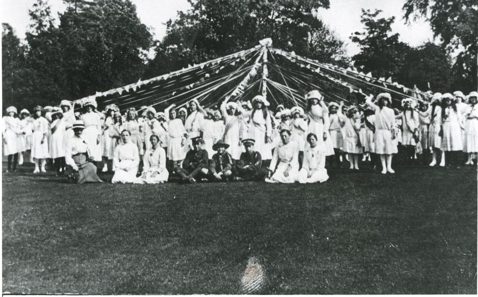 Maypole Dancing on the Stafford Orchard 1911