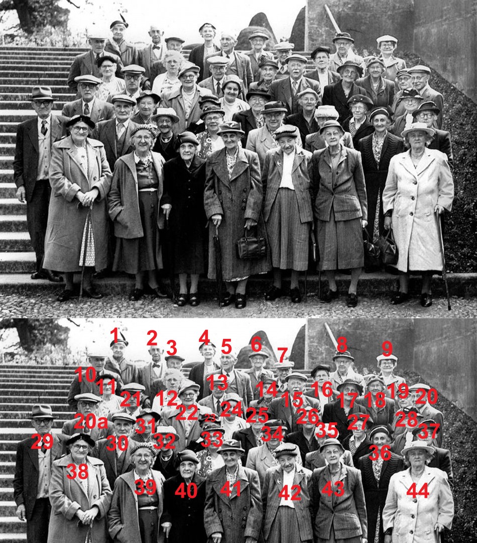 Quorn Old People's Fellowship outing, 1959