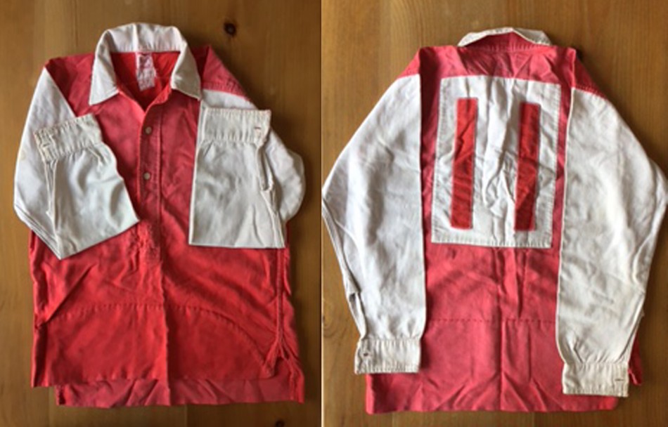 Quorn St Bart�s Primary School football shirt, 1960s