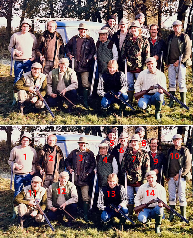 The Blackies Sunday Shooting Group, late 1970s