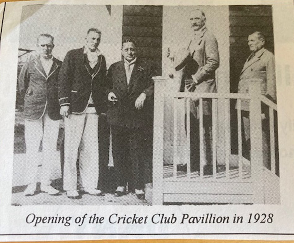 Opening of Quorn Cricket Club Pavilion in 1928