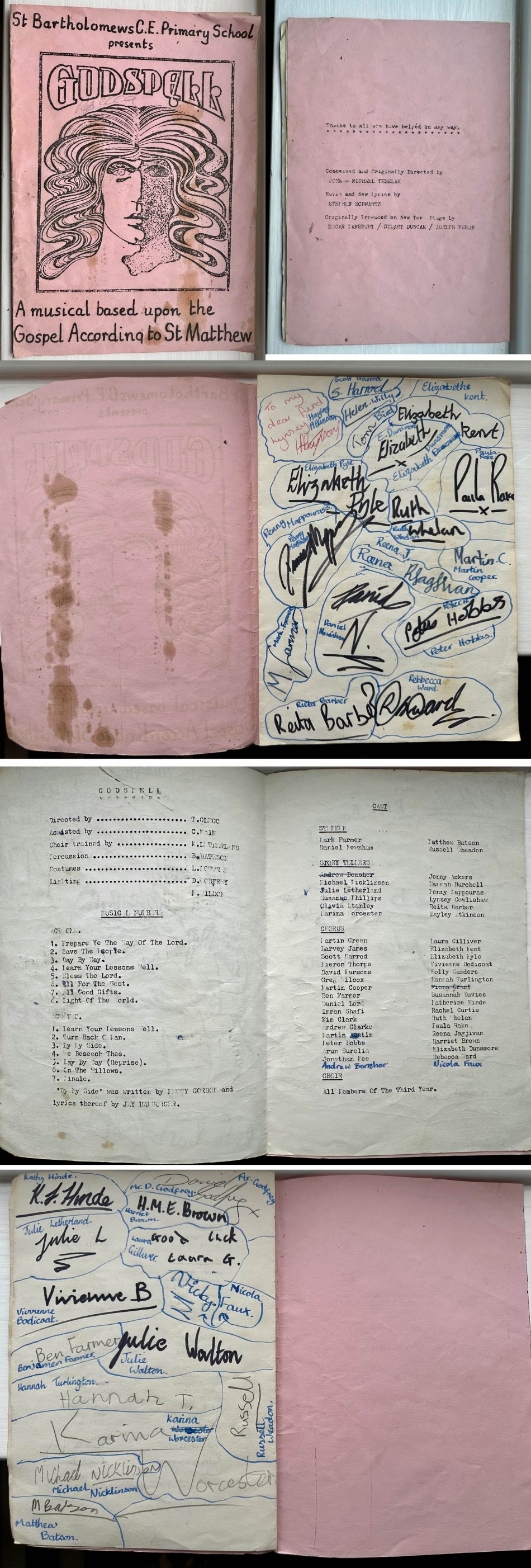 Godspell 1986, St Barts Primary School