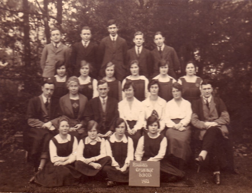 Thomas Rawlins Grammar School 1921