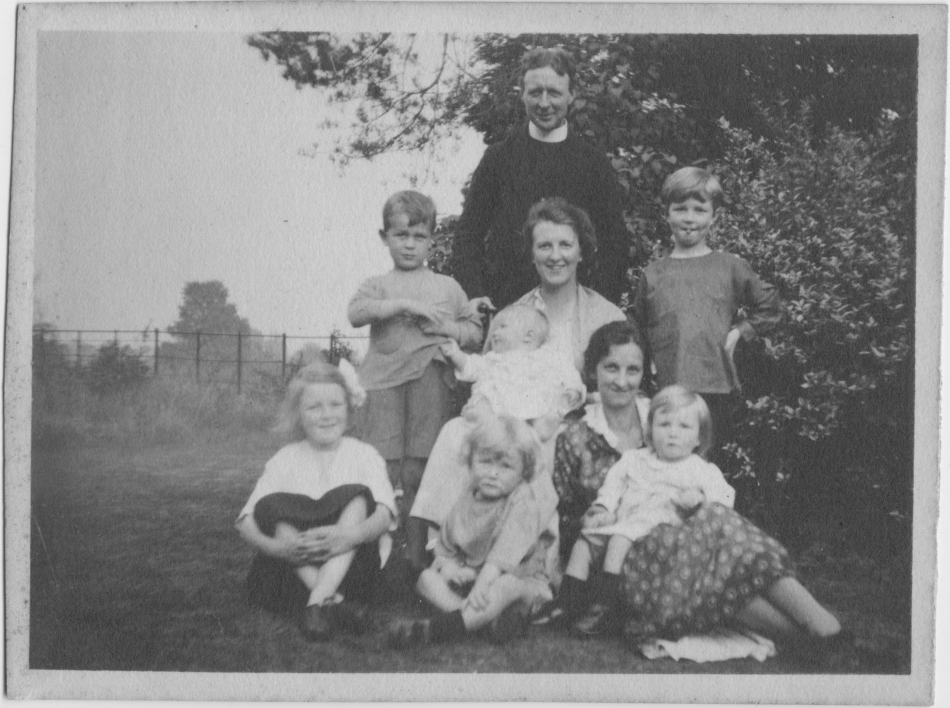 The Reverend H H Rumsey and family