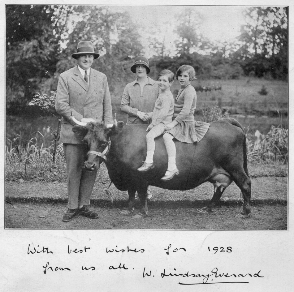 Lindsay Everard and family, MP for Quorn in 1928