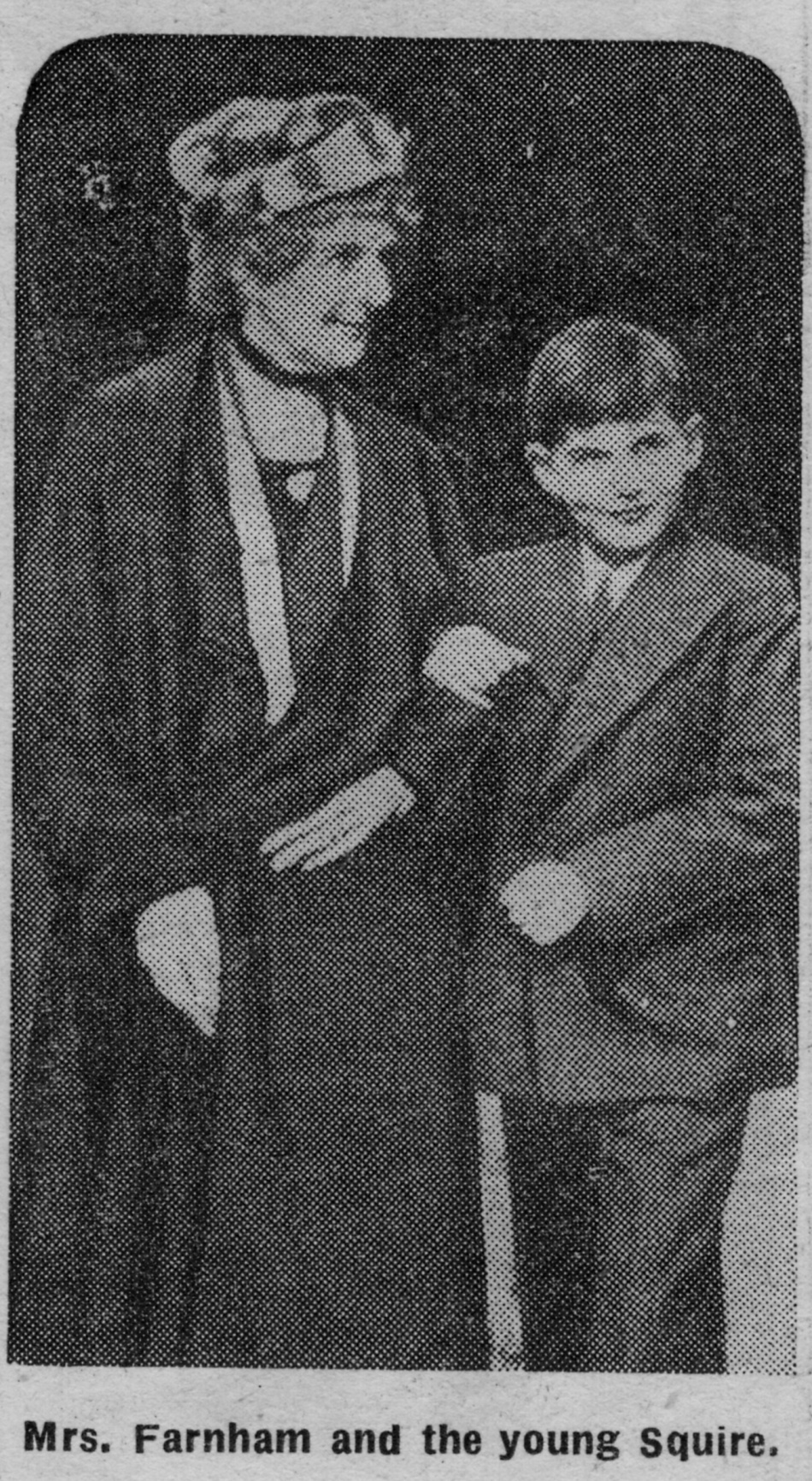 Boy of Ten becomes Squire of Quorn