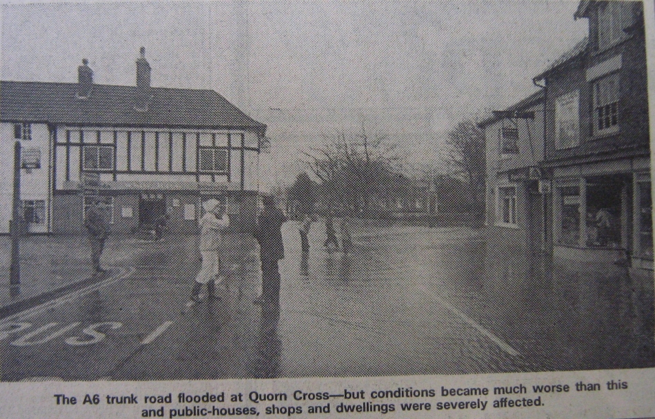 Quorn Floods 1977